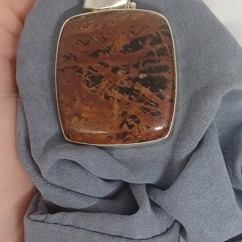 Gemstone Mahogany Obsidian Pendant - Picture 12 of 15